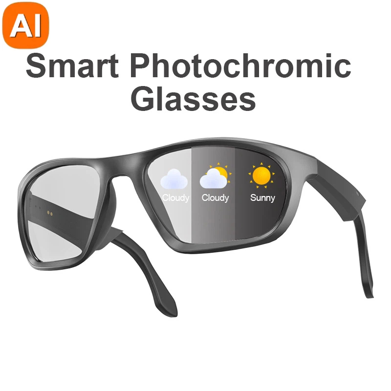 Smart Glasses Lens - 4KHD AI Camera Glasses 800MP Photochromic