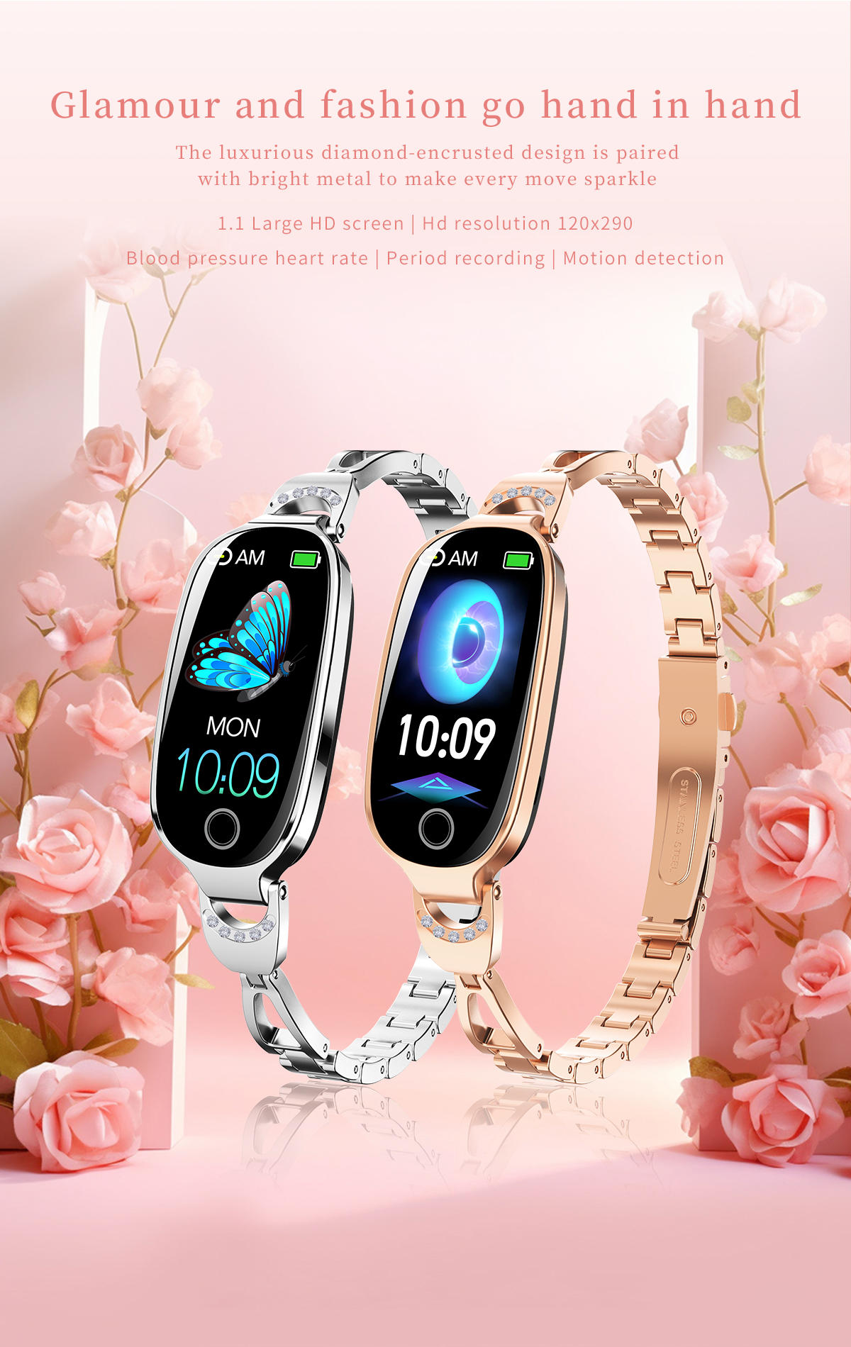 F81 Girl Heart Rate Waterproof - Breath Rate Monitor recension och pris