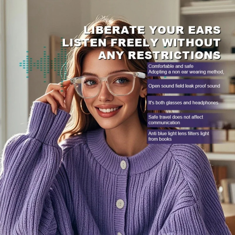1 pair AI smart glasses Blueto - Smart Glasses Lens recension och pris