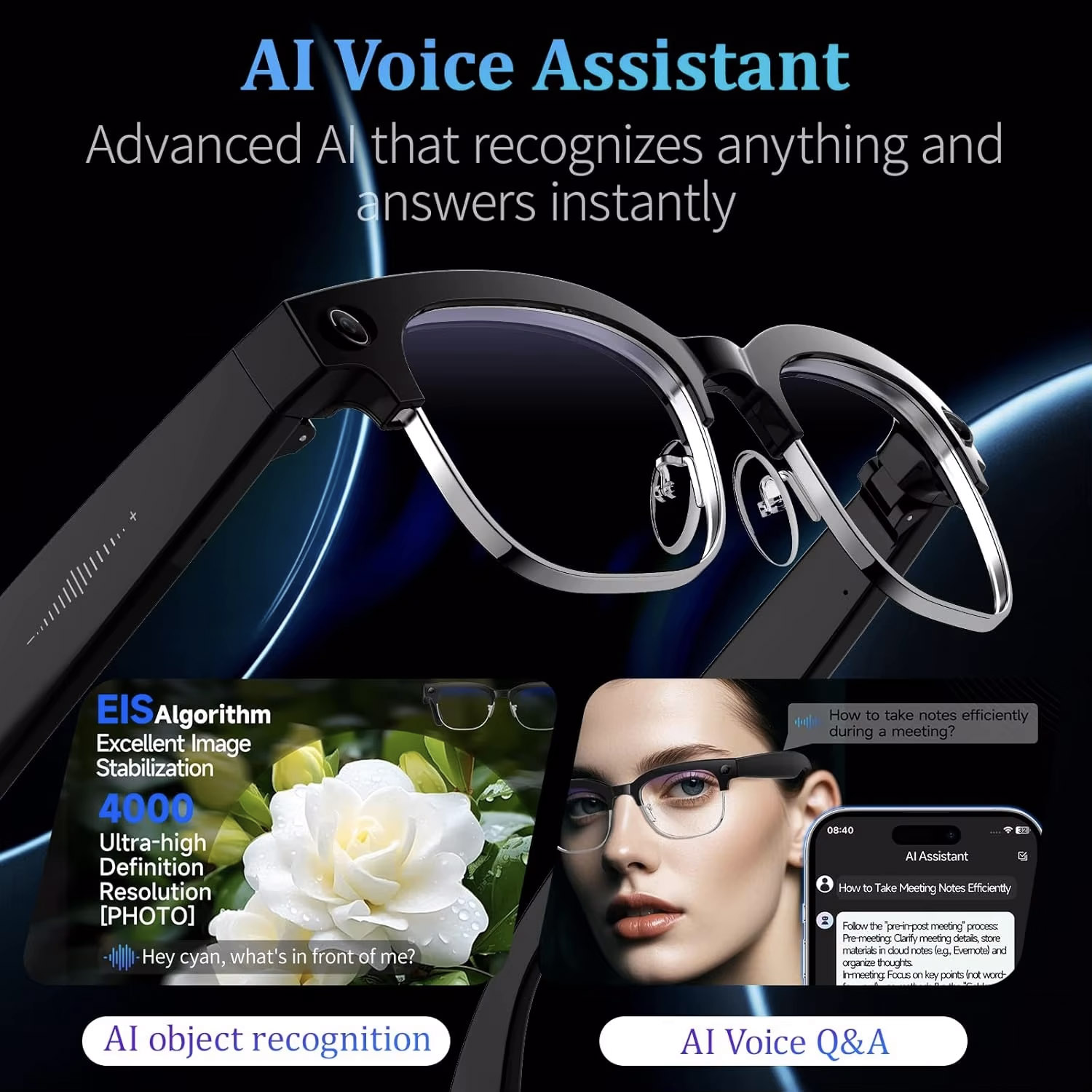 2026 World Premiere 4K HD Came - Smart Glasses Lens recension och pris