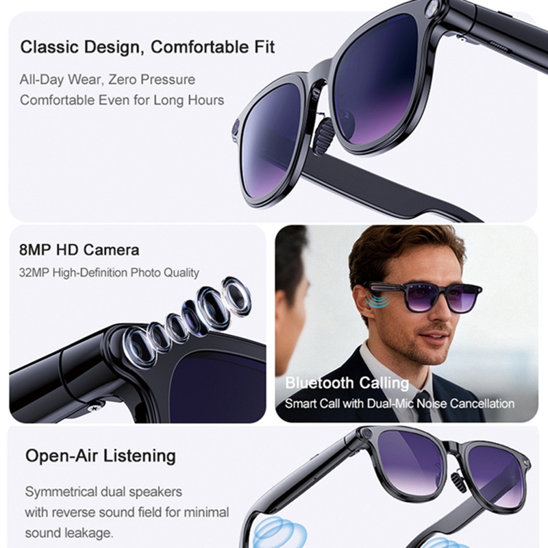 Xiaomi AI Smart Glasses Multif - Smart Glasses Lens recension och pris