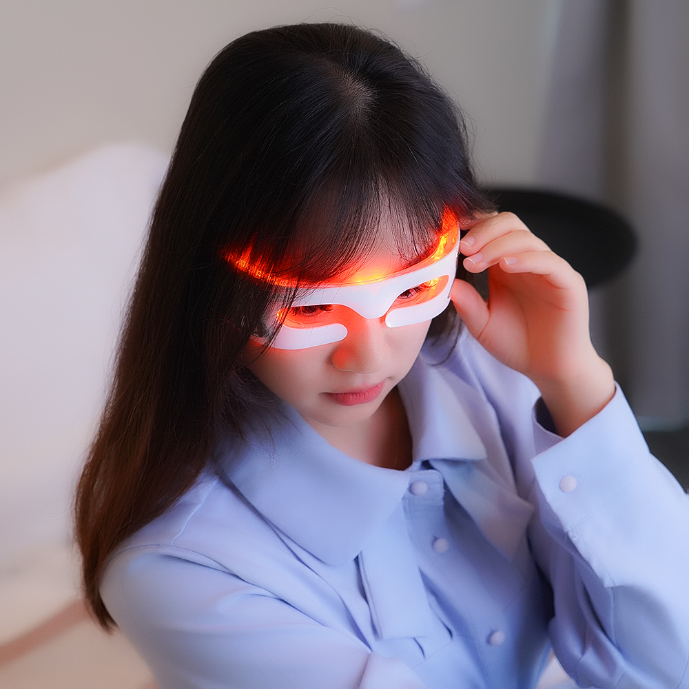 LED Eyecare Mask Device EMS Si - Light Therapy Glasses recension och pris