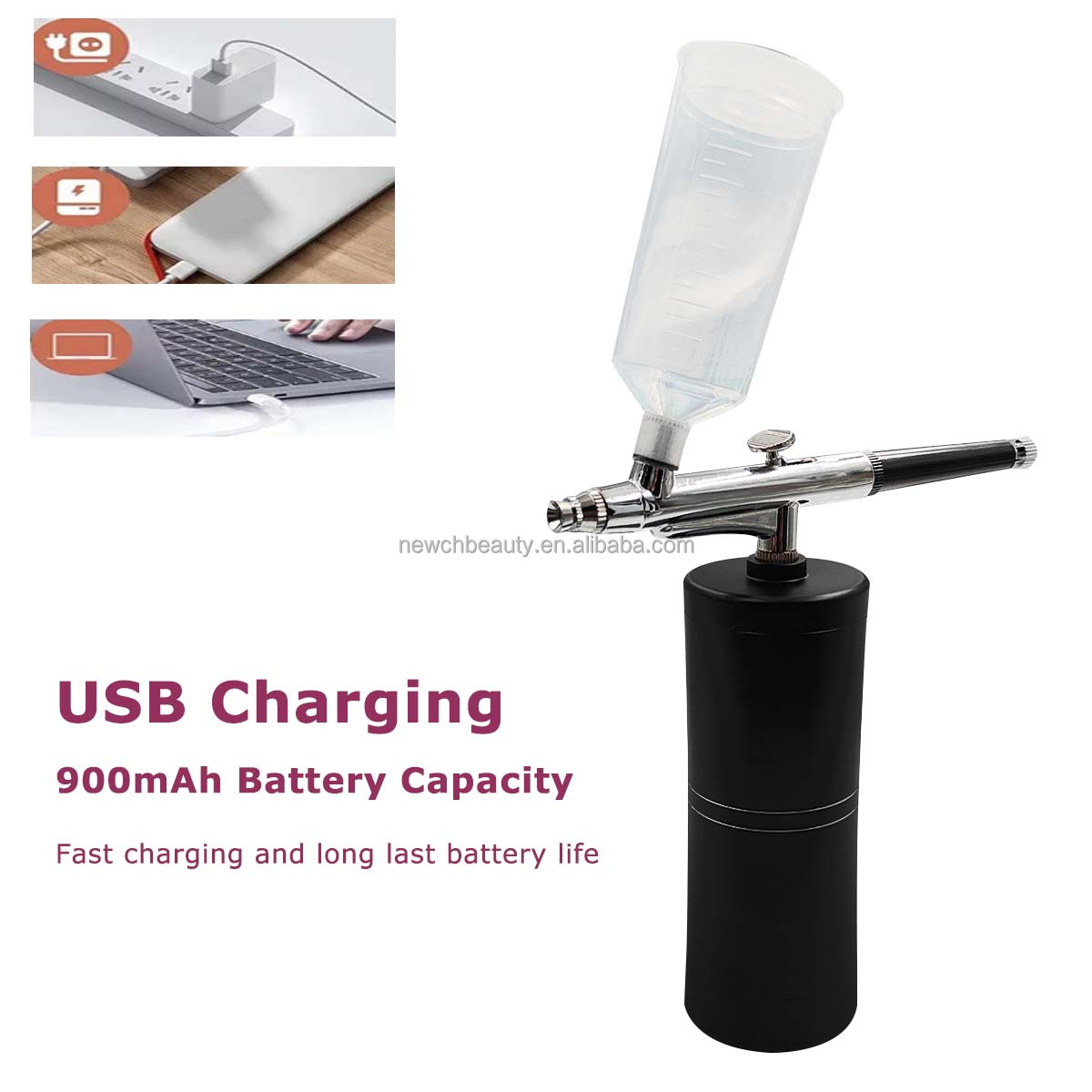Cordless Airbrush Kit with Com - Galvanic Skin Sensor recension och pris