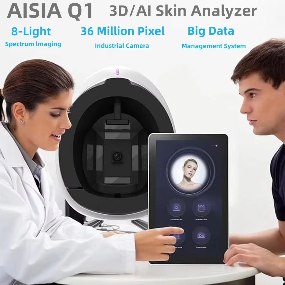 AISIA Q1 3D AI Facial Skin Ana - Galvanic Skin Sensor recension och pris