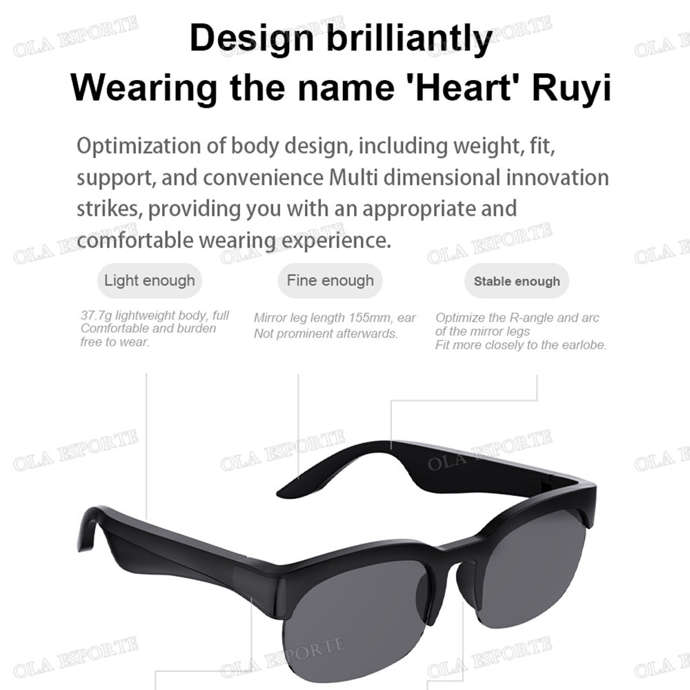 New Smart Bluetooth V5.3 Sungl - Smart Glasses Lens recension och pris