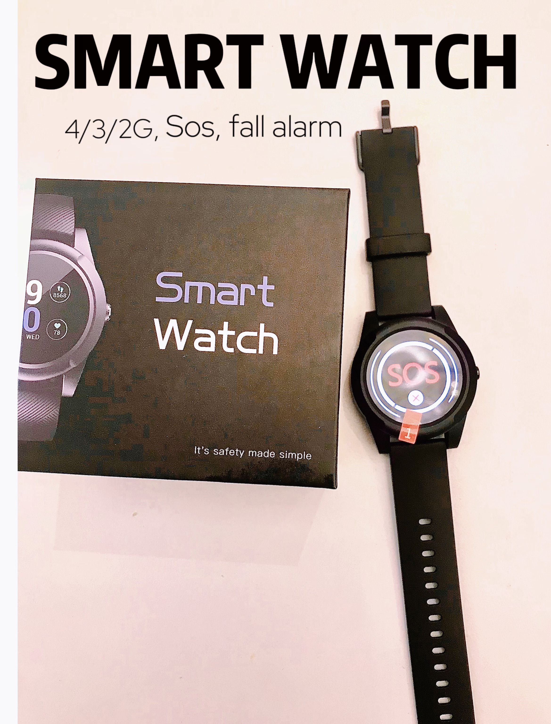 Singapore Seniors Phone Plan E - Fall Detection Watch recension och pris