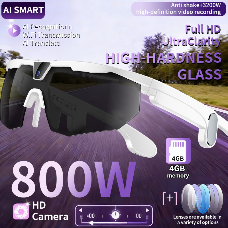 LIGE AI Smart Glasses 800W HD  - Smart Glasses Lens recension och pris