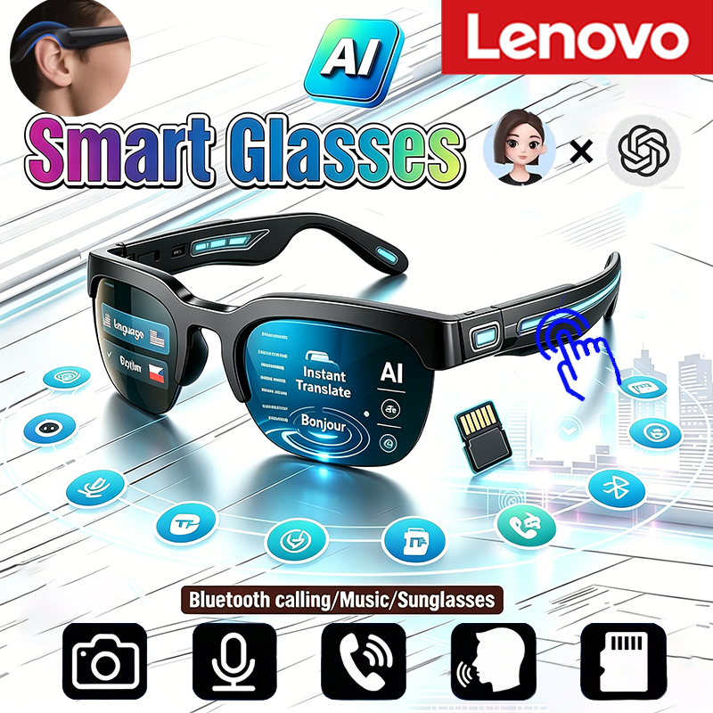 Lenovo HOT BT Audio Bone-Condu - Smart Glasses Lens recension och pris