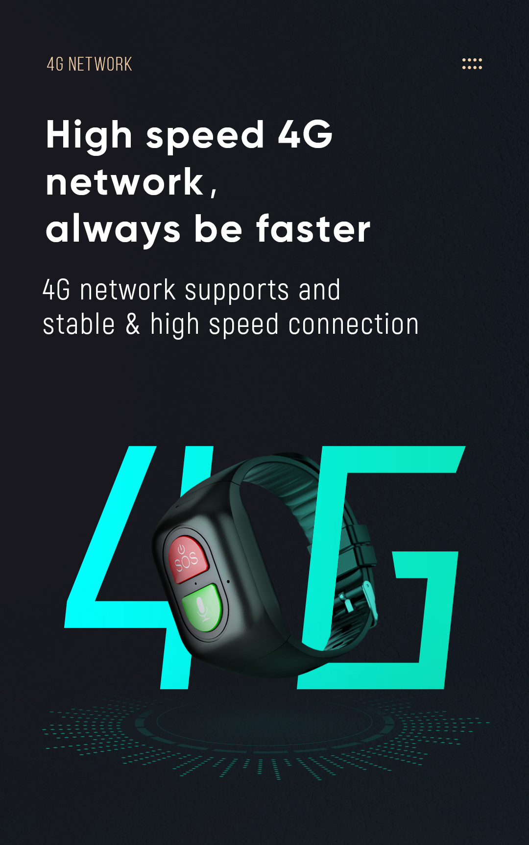Elderly Smart Watch 4G Sim Car - Fall Detection Watch recension och pris