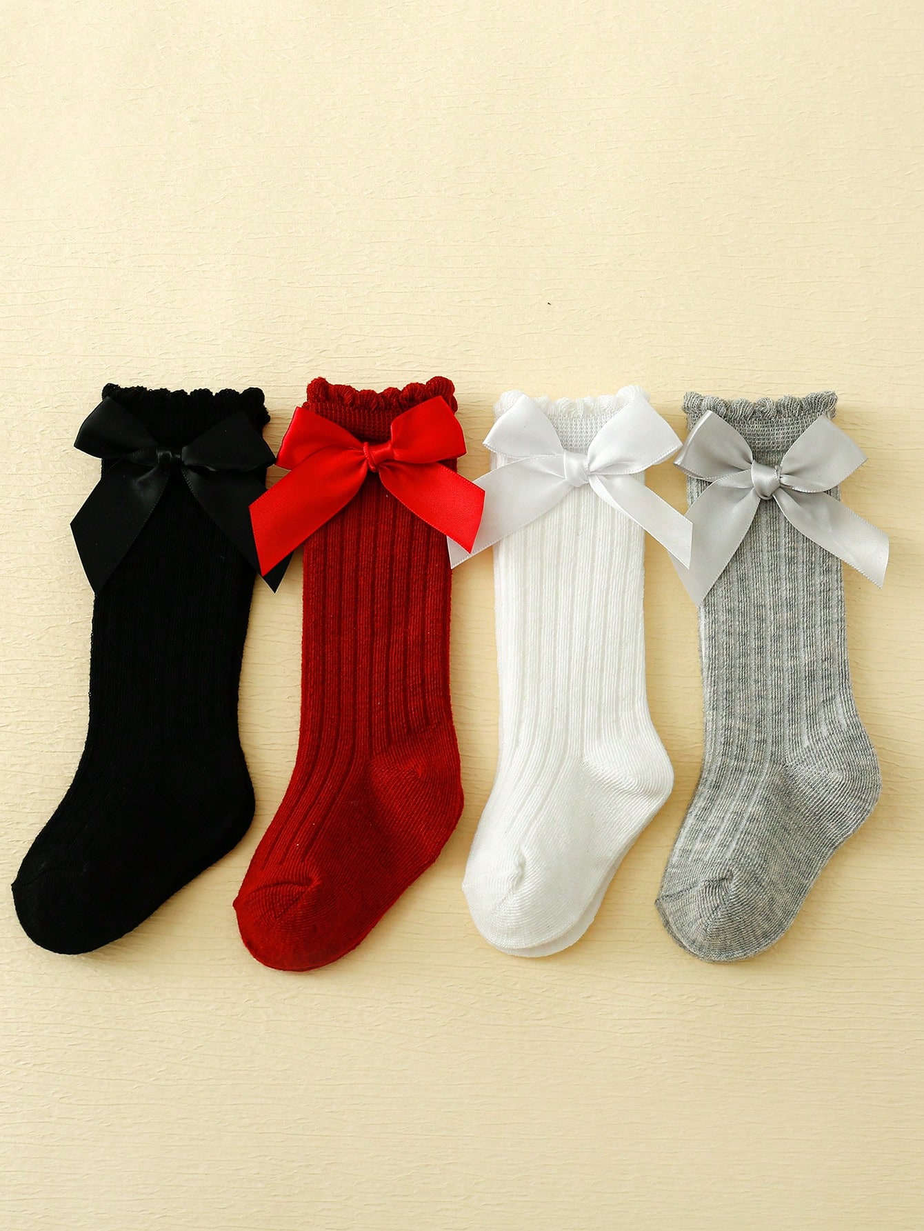 4/5 Pairs Baby Girls Long Knee - Baby Sock Oximeter recension och pris