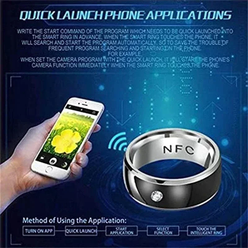 Smart Ring Wearable Technology - Smart Ring Nfc Pay recension och pris