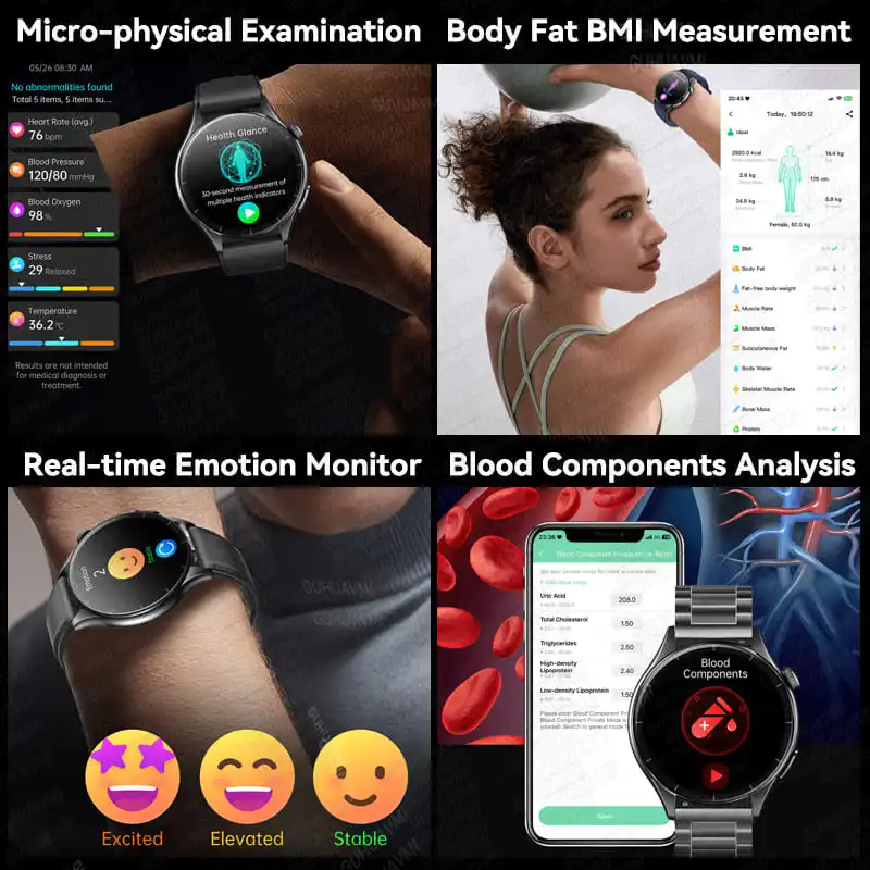 ECG Health Diagnosis Smart Wat - Fatigue Band Monitor recension och pris