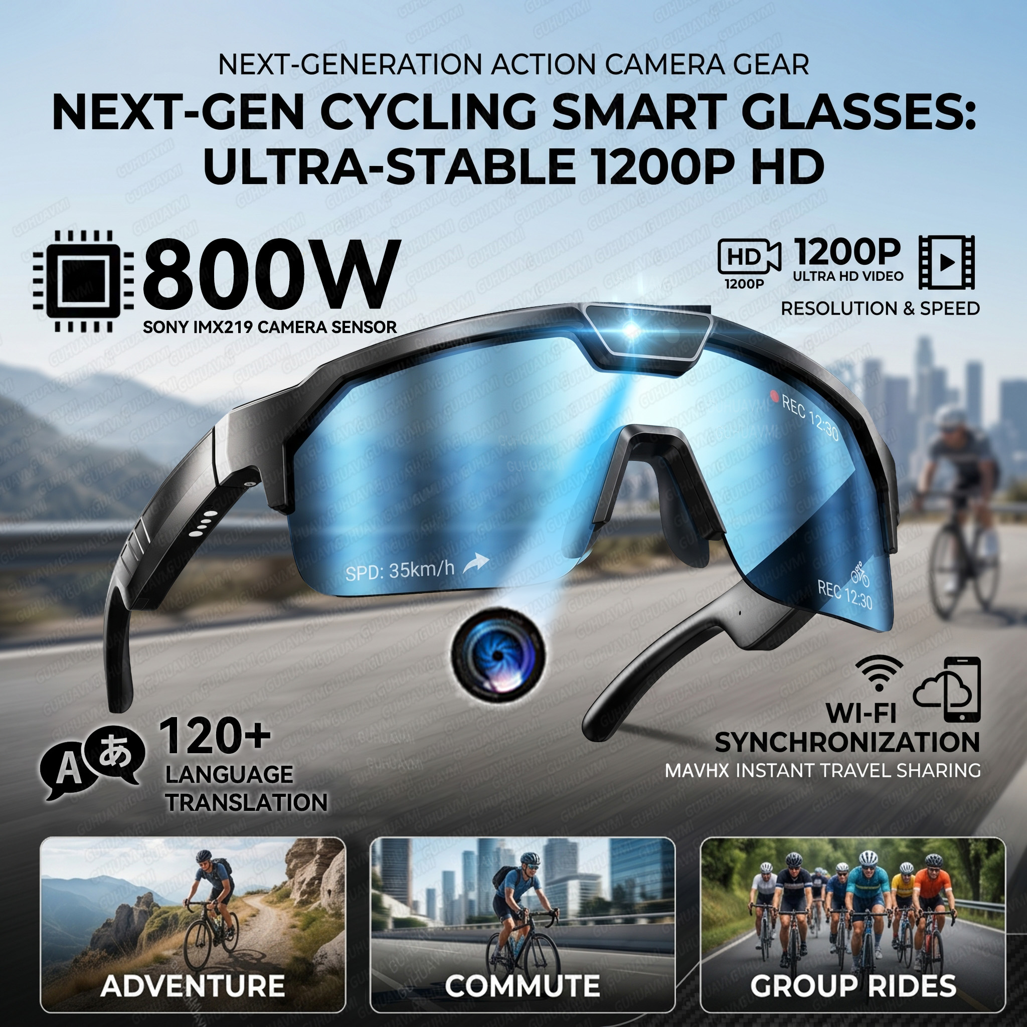 Smart Glasses with 4K HD Anti- - Smart Glasses Lens recension och pris