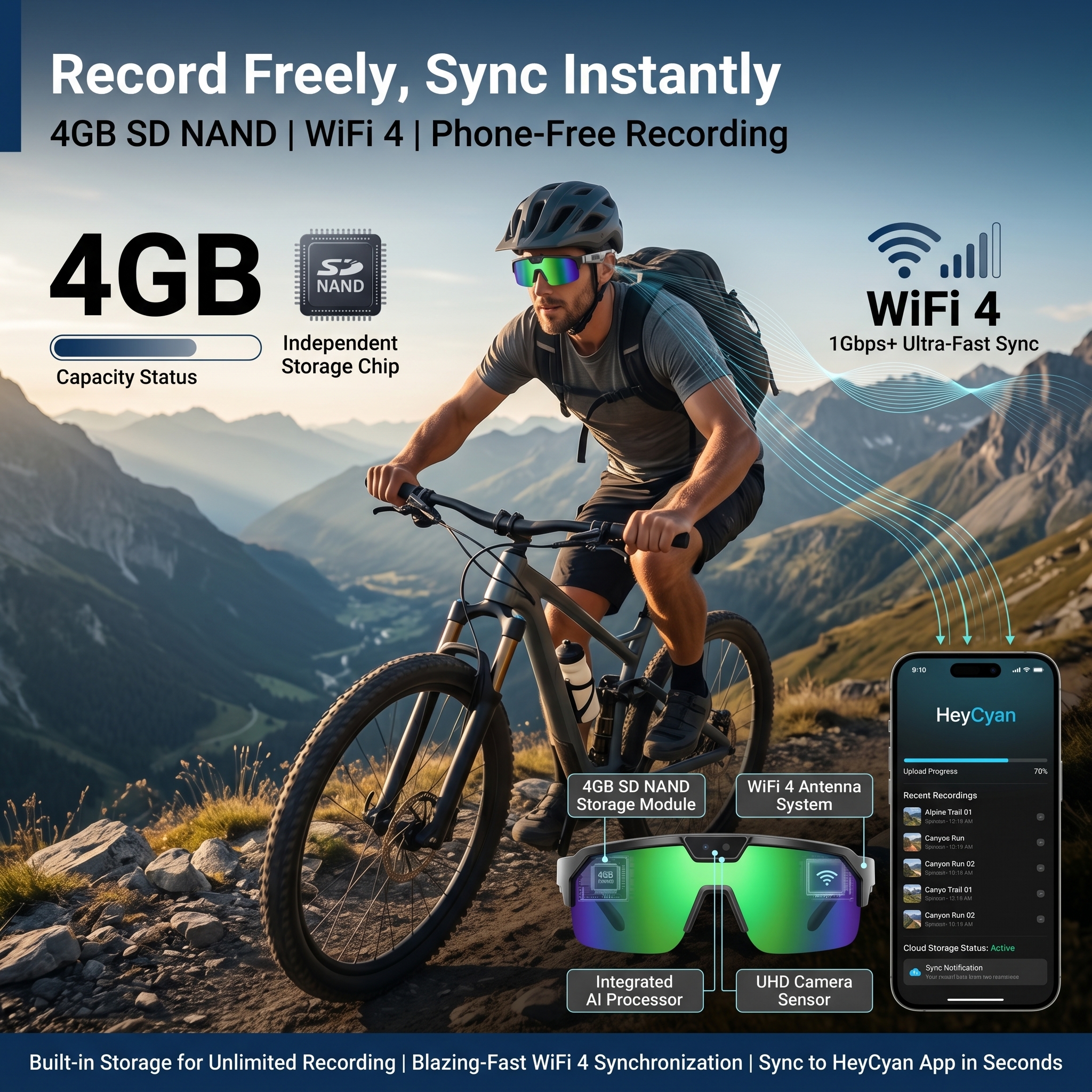 Smart Glasses with 4K HD Anti- - Smart Glasses Lens recension och pris