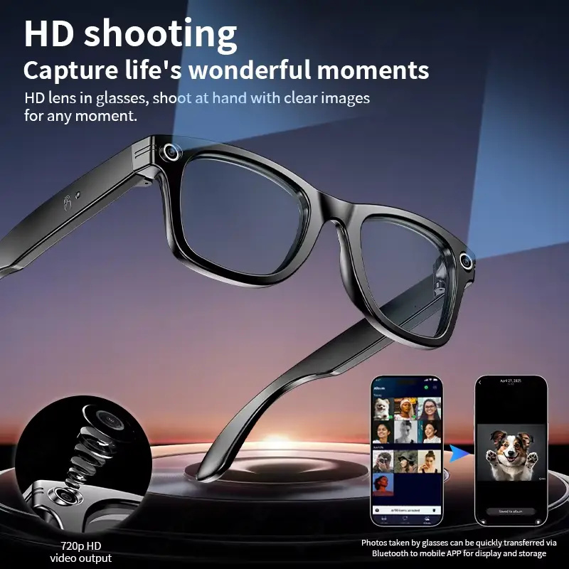 AI Smart Glasses with 8MP Came - Smart Glasses Lens recension och pris